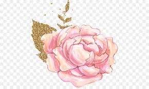 Gold rose flower illustration, flower gold rose, gold, rose order, computer icons png. Watercolor Pink Flowers