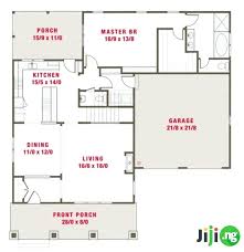This home plan from privie world includes a formal dining room that seats 10 as well as en suite. Floor Plan 4 Bedroom Bungalow House Plans In Nigeria Bungalow Ideas