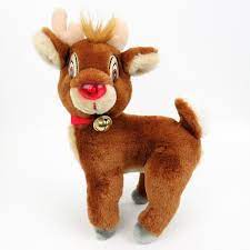 Vintage Applause Rudolph The Red Nose Reindeer Plush Christmas Stuffed Animal Applause Christmas Plush Plush Stuffed Animals Christmas Animals