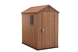 L'abri de jardin en résine ne nécessite aucun entretien particulier. Abri De Jardin Resine Keter Darwin Marron 2 32 M Ep 16mm Castorama