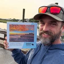 Completing the Seaside Cottages Jigsaw Puzzle