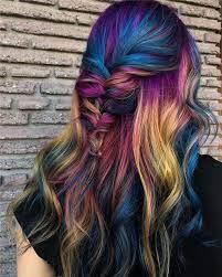 Amzing Hair Colors Ideas For Women 2019 Cool Hair Color Oil Slick Hair Hair Color Trends