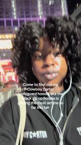 Beyonce Cowboy Carter Hoodie Black