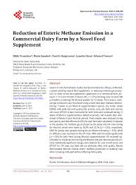 Novel link malaysia sdn bhd. Pdf Reduction Of Enteric Methane Emission In A Commercial Dairy Farm By A Novel Feed Supplement