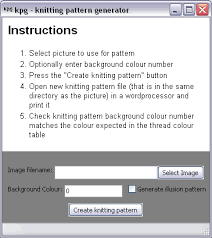 Kpg Knitting Pattern Generator