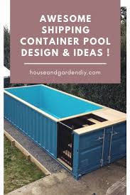 35 Awesome Shipping Container Pool Design Ideas Shipping Container Pool Container Pool Diy Swimming Pool