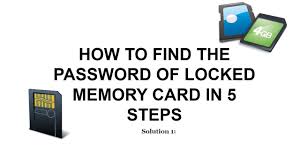 Samsung frp bypass samsung frp tool android 11 frp unlock . How Unlock Password Protected Memory Card Youtube