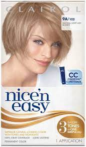 Nice N Easy Haircolor With Built In Highlights Level 3 Permanent Natural Light Ash Blonde 102 1ea Hair Color Permanent Hair Color Light Ash Blonde