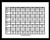 Smiley Face Behavior Charts For Weekly Free Printable