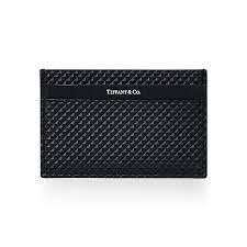 5 out of 5 stars. Diamond Point Card Case In Black Calfskin Leather Tiffany Co