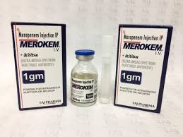 Shake to dissolve and let stand merrem i.v. Meropenem Injection Taj Ando Pharmaceuticals South Africa