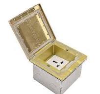 Concealed Socket Brass Concealed Floor Socket Space Saving Flame Retardant  Heat Resistant Universal Socket 250v
