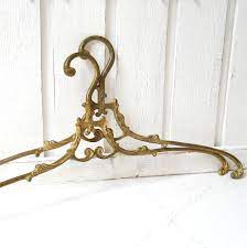 1 Antique Brass Clothes Hanger Vintage Coat Hanger Antique Etsy Hanger Ivy House Antiques