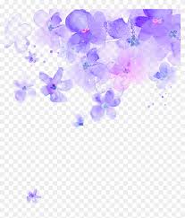 Square floral of watercolor roses flowers and golden border. Purple Water Color Flowers Png Png Download Clipart Watercolor Flower Png Transparent Png 2903193 Pikpng