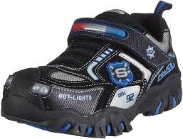 Amazon Com Skechers Little Kid Damager Police Light Up Sneaker Sneakers
