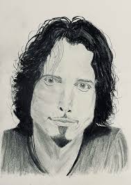 Clint Eastwood. Charcoal