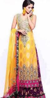 Yellow Pink And Purple Robes De Mariee Orientale Robe De Mariee Robes Indiennes