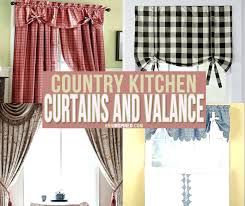 beautiful country kitchen curtains and