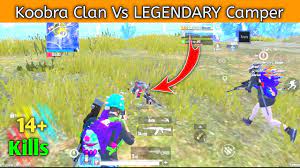 Koobra Clan Vs Real Cobra In Pubg Lite Pubg Mobile Lite Legendary Camper In My Match Youtube