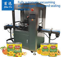 User-Friendly Automated Canned Sweet Corn Vacuum Packing Nitrogen Filling and Sealing Machine for Tin Can