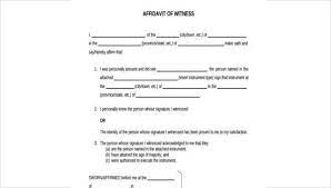 There are, however, some generally accepted practices for creating such documents. Free 8 Sample Witness Affidavit Forms In Pdf Ms Word