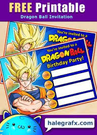 Free Printable Dragon Ball Birthday Invitation Dragon Party Invitations Ball Birthday Printable Birthday Invitations