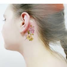Roses are most usually connected with passion and fantasy. 29 Best Tattoos Behind The Ear Music Note Tattoos Behind Ear