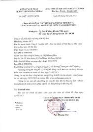 CÔNG TY CỔ PHẦN DỊCH VỤ HÀNG HÓA NỘI BÀI