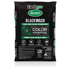 Get earthgro mulch by scotts or vigoro mulch in 2 cu ft bags for just $3 ea when you buy 30 or more bags. Earthgro 1 5 Cu Ft Black Mulch 88559180 The Home Depot