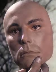 A cool prop face of Major Fred Sloan from the episode “ The Day of the  Robot “ this was from the famous fight scene and was first aired