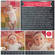 Baby S First Year Monthly Recaps Monthly Onesies Baby Boy Scrapbook One Month Baby Baby Scrapbook