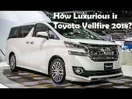 Toyota Vellfire 2018 Interior And Exterior Design How Luxury Youtube