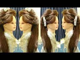 Puff Hairstyle Latest Puff Hairstyle Hacks Front Hairstyle Party Wedding Hairstyles Kshees Puff Youtube Front Hair Styles Long Thin Hair Hair Puff