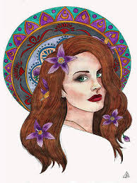 Violet Bent Backwards Over the Grass by Lana Del Rey