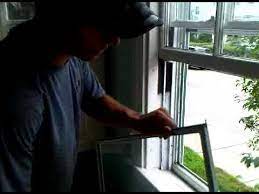 How do you put a tilt window back on track? How To Putting A Storm Window Back Together Youtube