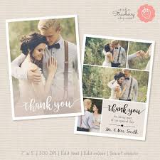 Thank You Card Template Thank You Printable Photography Templates Photoshop Templates For Photographers Psd Template Collage Card Hochzeit Danke Karte Vorlagen Dankekarte Hochzeit