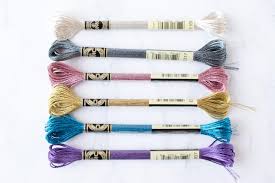 Embroidery thread can be divided based on how delicate. How To Cross Stitch With Dmc Metallic Embroidery Floss Stitched Modern
