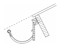 30 Shank W Circle Application For Angled Fascia Copper Gutters Seamless Gutters Gutters
