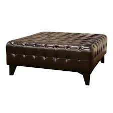 More than 2000 small leather ottoman coffee table at pleasant prices up to 30 usd fast and free worldwide shipping! Pemberly Dark Brown Bonded Square Leather Ottoman On Sale Overstock 5258389