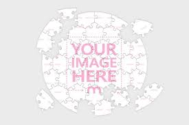 Free printable diy jigsaw puzzle patterns and stencils. Jigsaw Puzzle Maker Mockup Generator