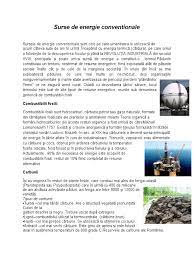 Surse neconventionale de energie 1. Surse De Energie Conventionale