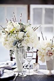 Winter Wonderland Inspiration Flower Centerpieces Wedding Winter Wedding Flowers Flower Centerpieces