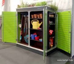 Wetterfester Gartenschrank Mit Dachbegrunung Gartenschrank Schliessfacher Schrank