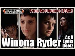 Depictions of the result of. Winona Ryder As A Lydia Deetz From Beetlejuice 1988 Youtube