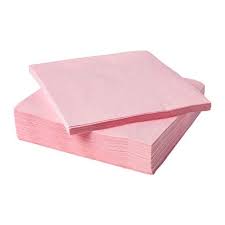 Fantastisk Paper Napkin Light Pink Ikea Pink Napkins Napkins Paper Napkins