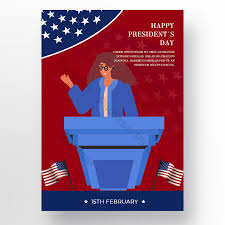 Presidential speeches reveal the united states' challenges, hopes, dreams and temperature of the nation, as much as they do the wisdom and perspective of the leader speaking them—even in the age. Red Background Stars American Presidents Day Poster Psd Free Download Pikbest