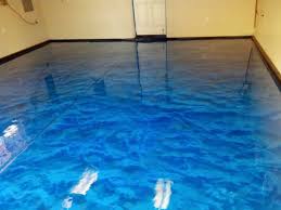 Ocean Blue Metallic Epoxy Flooring Home Garden Initiative Metallic Epoxy Floor Epoxy Floor Garage Floor Epoxy