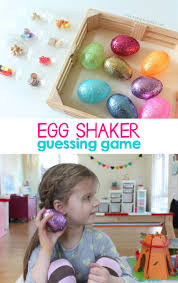 Egg Shaker Guessing Game Mama Papa Bubba Easter Activities For Kids Guessing Games For Kids Egg Shakers