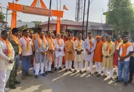कलश यात्रा के साथ श्री श्री 1008 श्रीमद् शिव हनुमत लला वार्षिक महोत्सव  महायज्ञ की हुई शुरुआत - Swatantra Prabhat