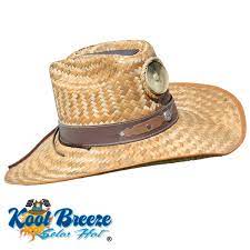 Kool Breeze Solar Fan Cowboy Hat The Warming Store